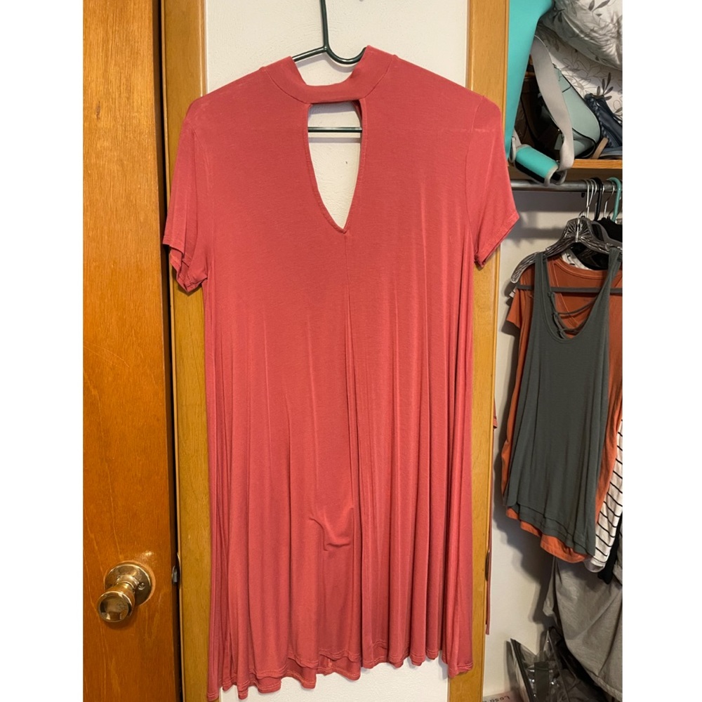 V neck Dress